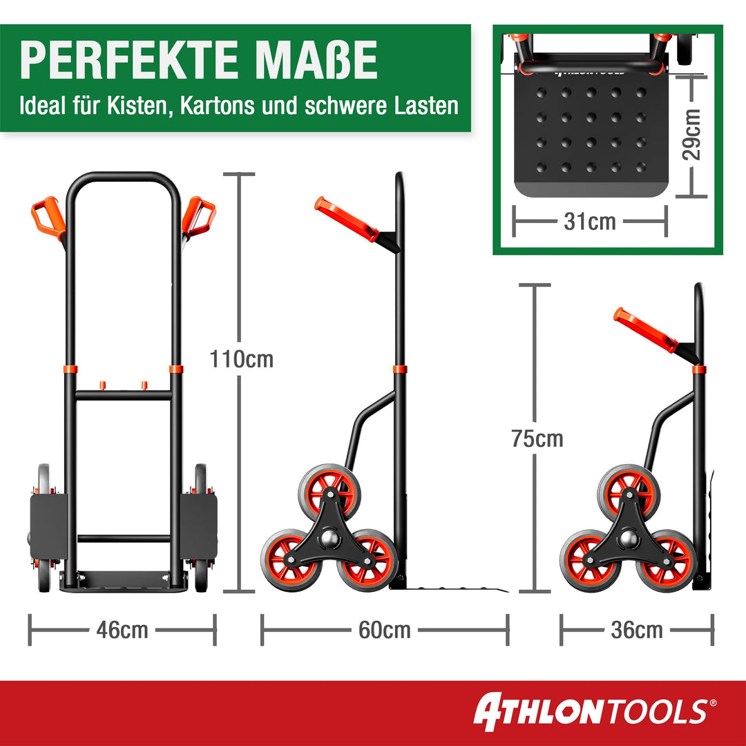 Treppensteiger Sackkarre klappbar Stahl 150 kg TÜV/GS-geprüft - Bild 7