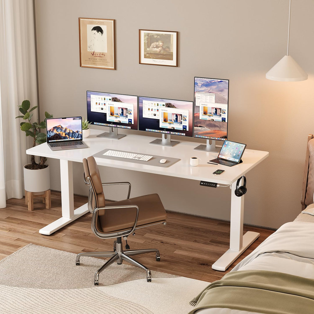 Höhenverstellbarer Schreibtisch elektrisch 110x53 cm mit Memory-Funktion - Bild 2