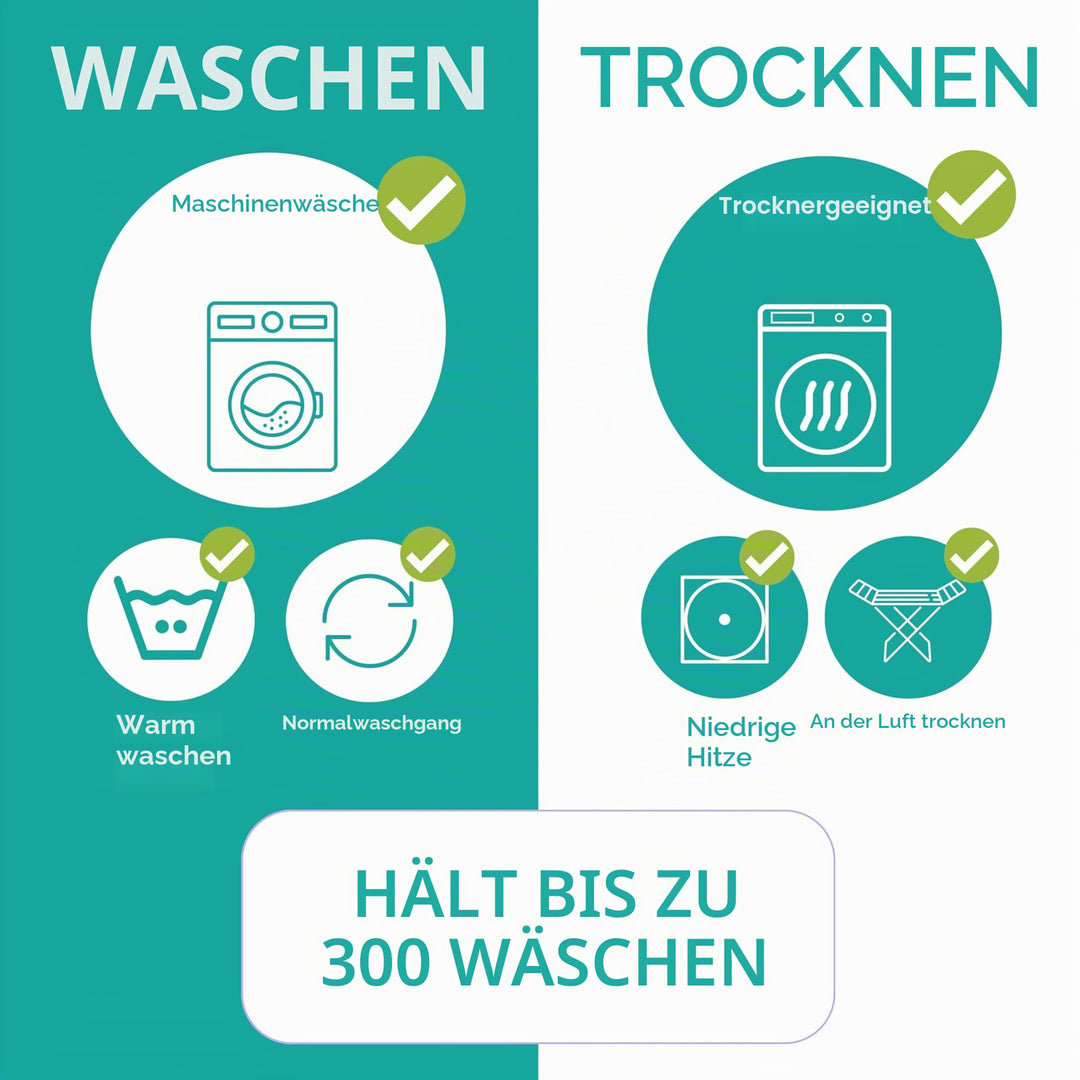 Matratzenauflage Kinder wasserdicht 86x91cm atmungsaktiv 2er-Pack - Bild 6