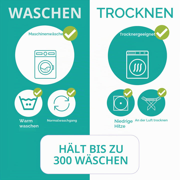 Matratzenauflage Kinder wasserdicht 86x91cm atmungsaktiv 2er-Pack - Bild 6