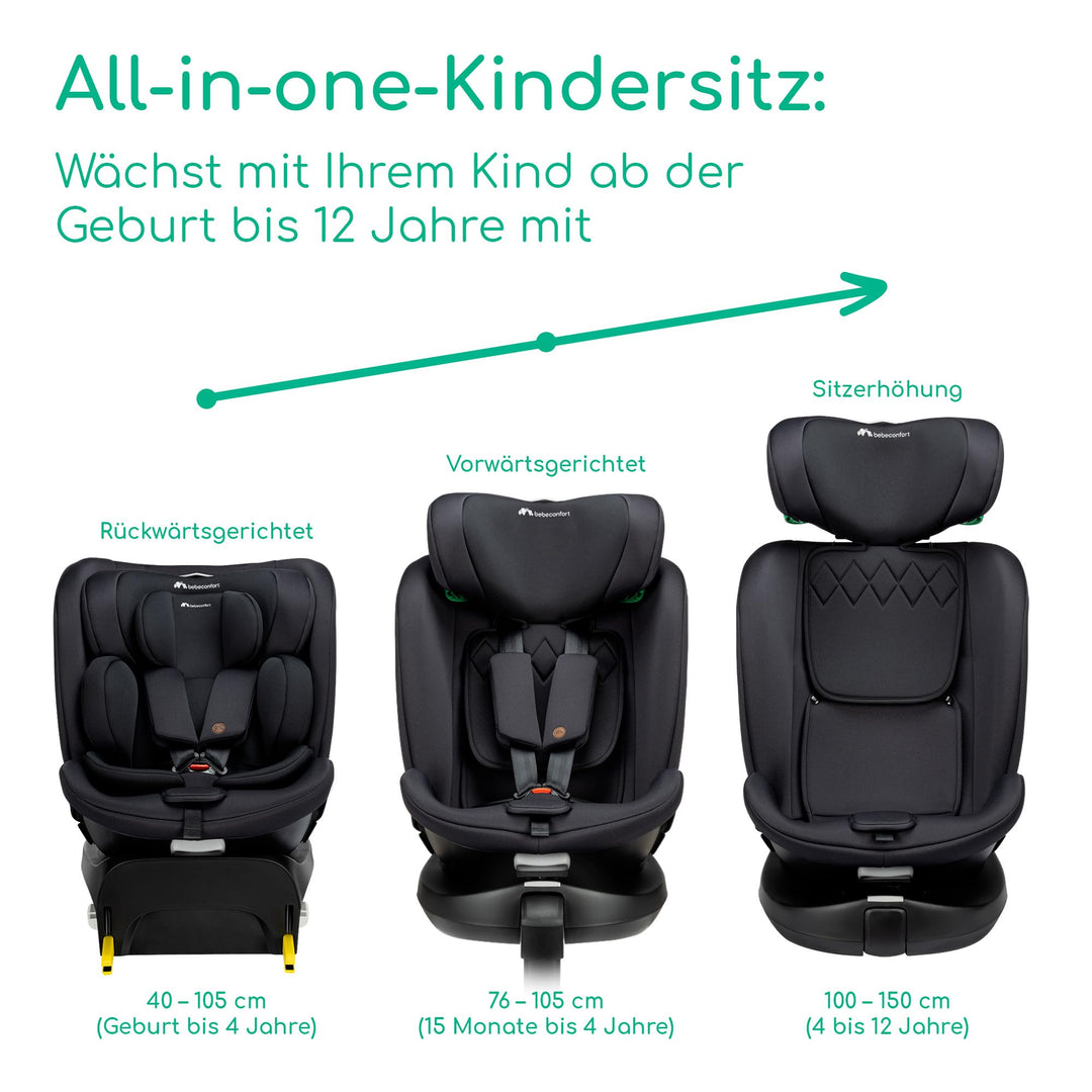Kindersitz 360° drehbar i-Size Gr. 0-3 ab Geburt bis 150 cm - Bild 2