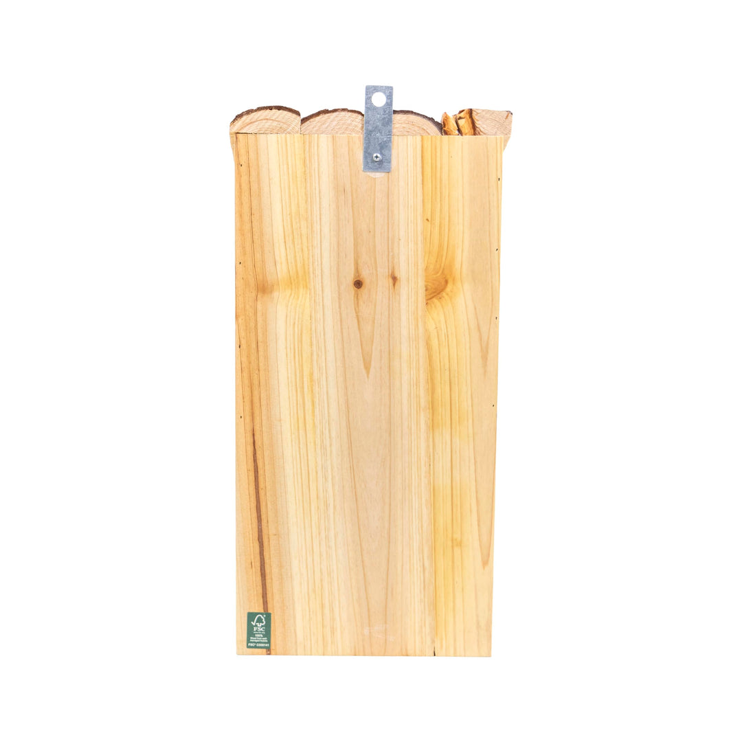 Fledermauskasten Holz mit Rindendach 19,5x15,5x39,5 cm - Bild 3