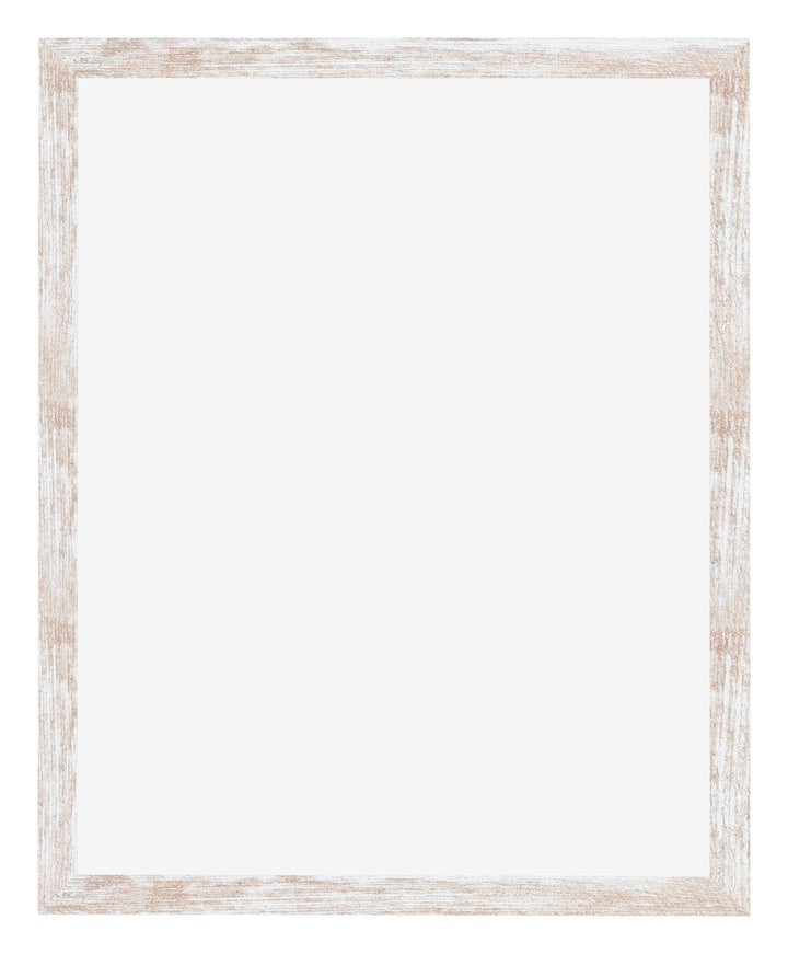 Bilderrahmen 40x55 cm White Wash MDF entspiegeltes Kunststoffglas - Bild 3