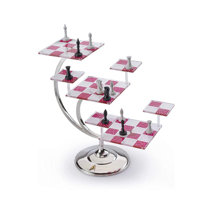 Dreidimensionales Schach-Set Star Trek Replik 7 Acrylbretter 32 Figuren - Bild 7