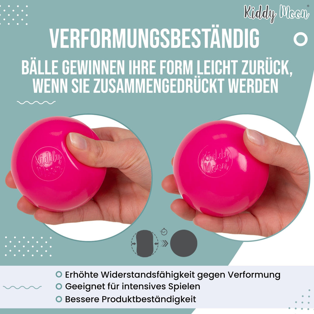 Bällebad Bälle 7cm BPA-frei Pastell 50-700 Stück Made in EU - Bild 6