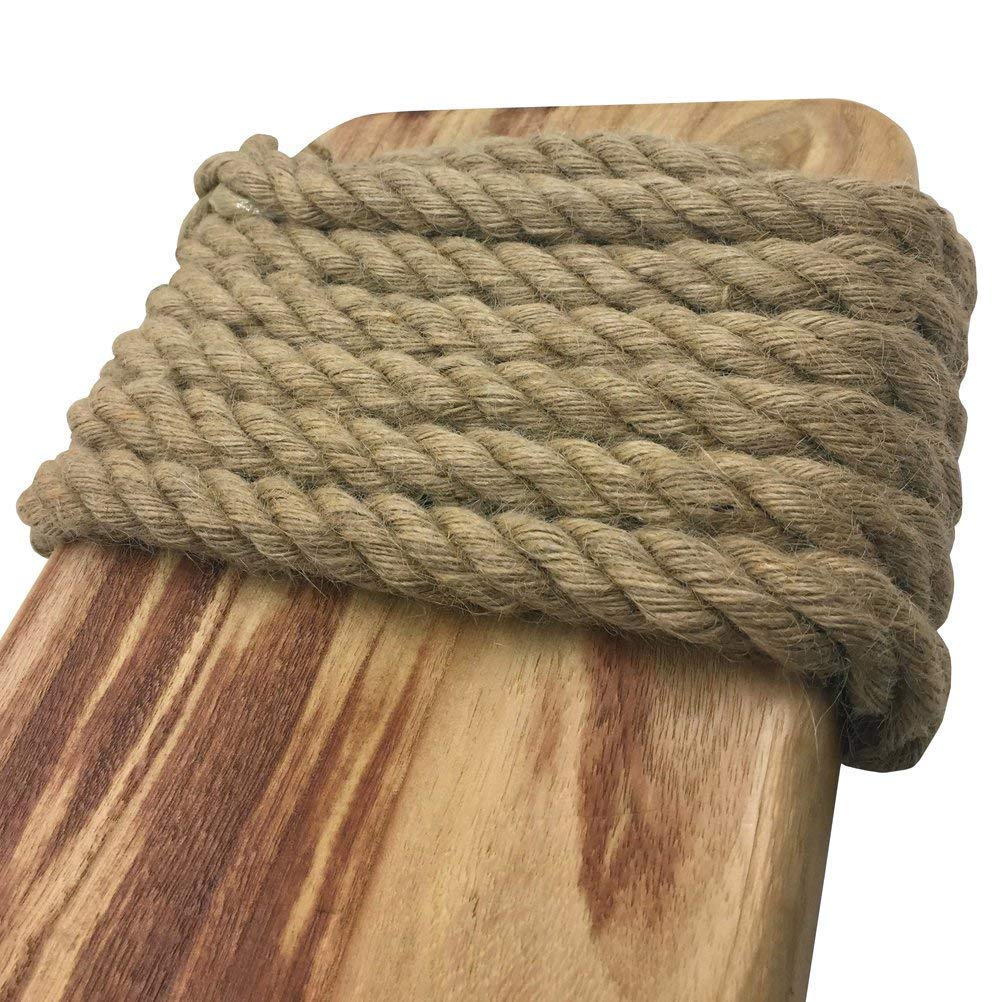 Baumschaukel Holz mit Seil für Kinder und Erwachsene Outdoor - Bild 4