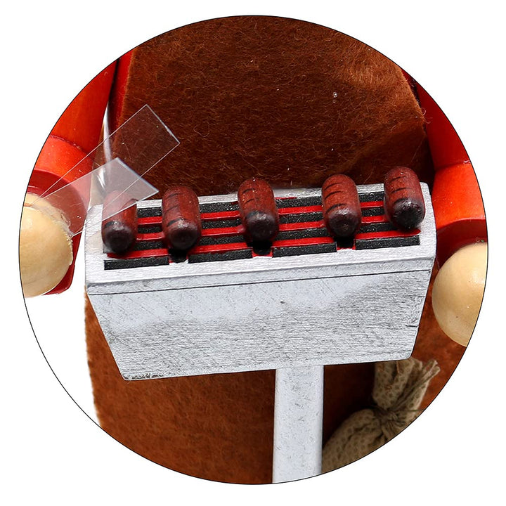 Räuchermann Grillmeister Holz Weihnachtsdeko Figur 20 cm - Bild 4
