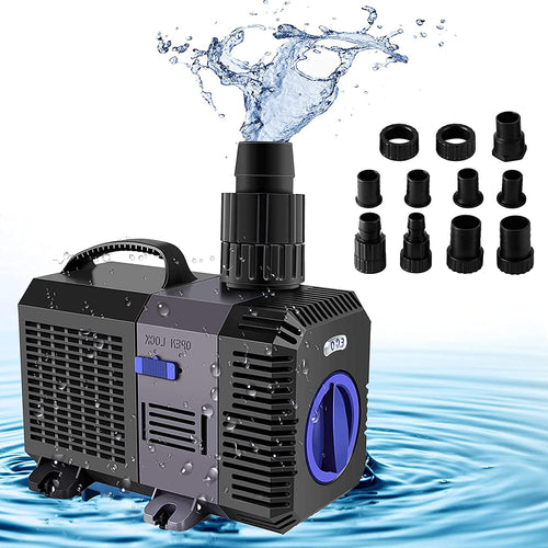 Teichpumpe 4500 L/h 30W für Koiteich und Bachlauf regelbar