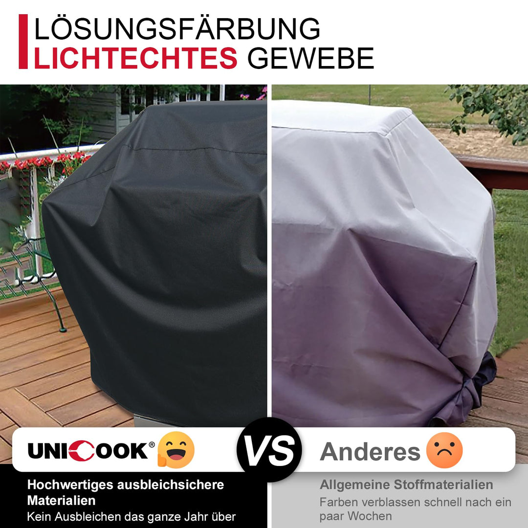 Grillabdeckung Gasgrill 165x61x112 cm wasserdicht für 3-5 Brenner - Bild 7