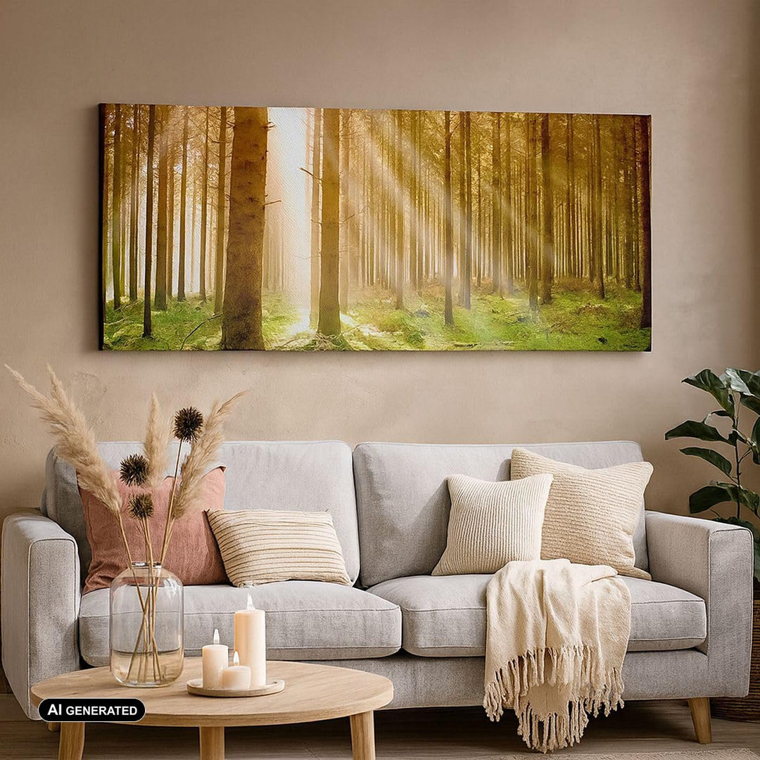 Leinwandbild Botanik Natur 120x50cm aufhängefertig - Bild 4