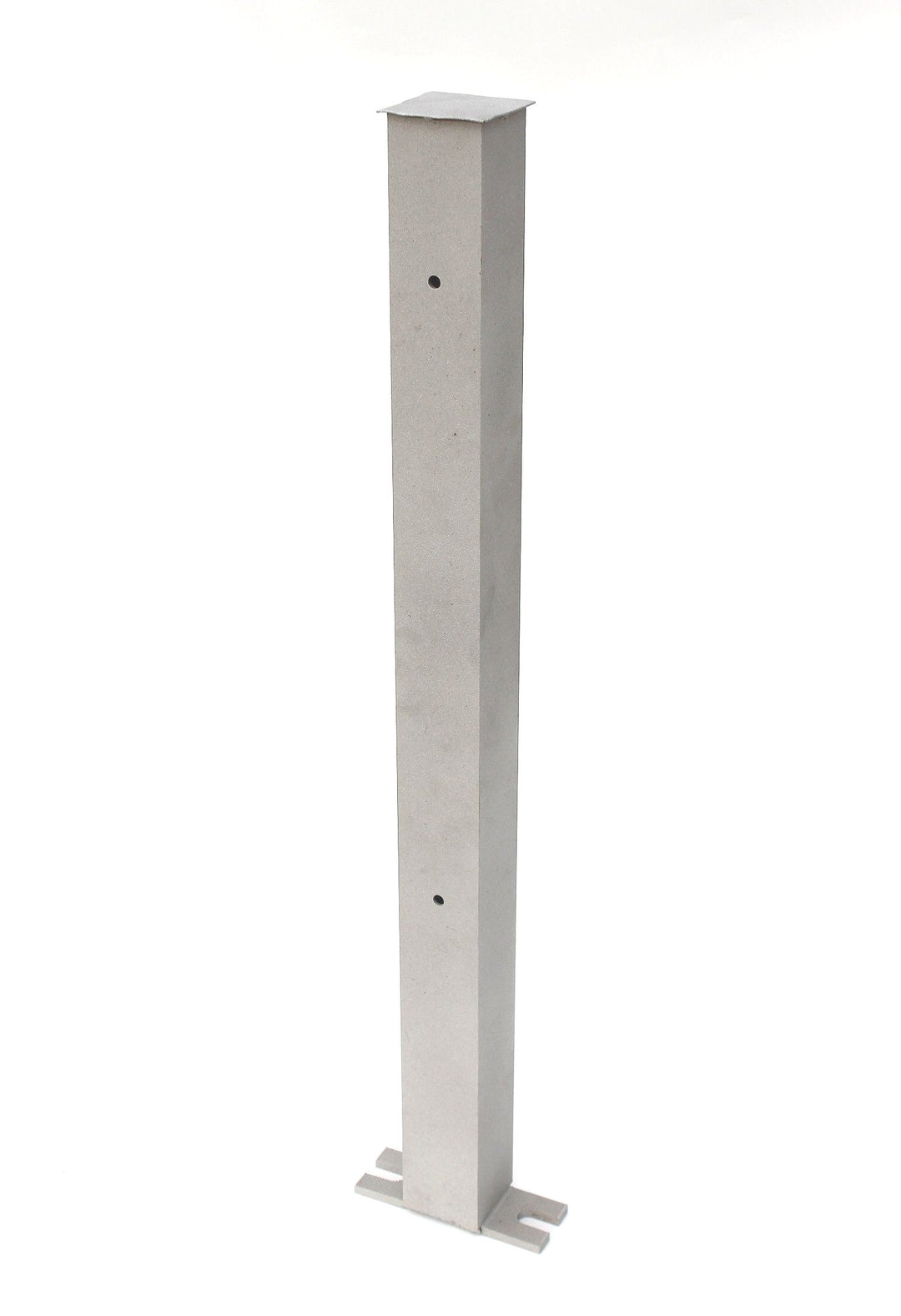 Zaunpfosten Aluminium 80 cm rostfrei für Gartenzaun natur