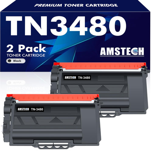 Toner TN-3480 Schwarz Kompatibel 2er-Pack ca. 8000 Seiten