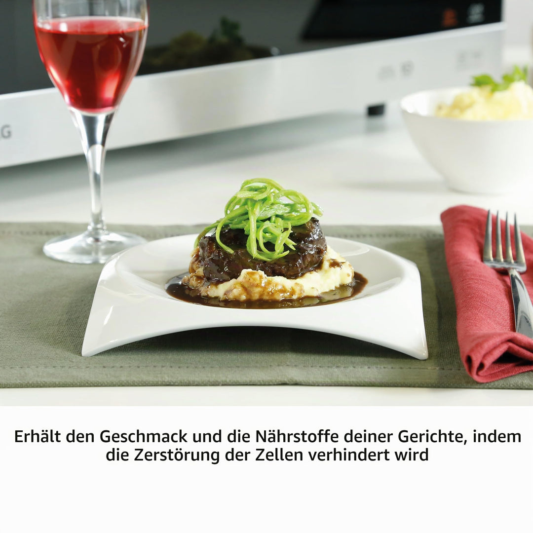 Mikrowelle 4-in-1 mit Umluft und Grill 39 l Edelstahl - Bild 5