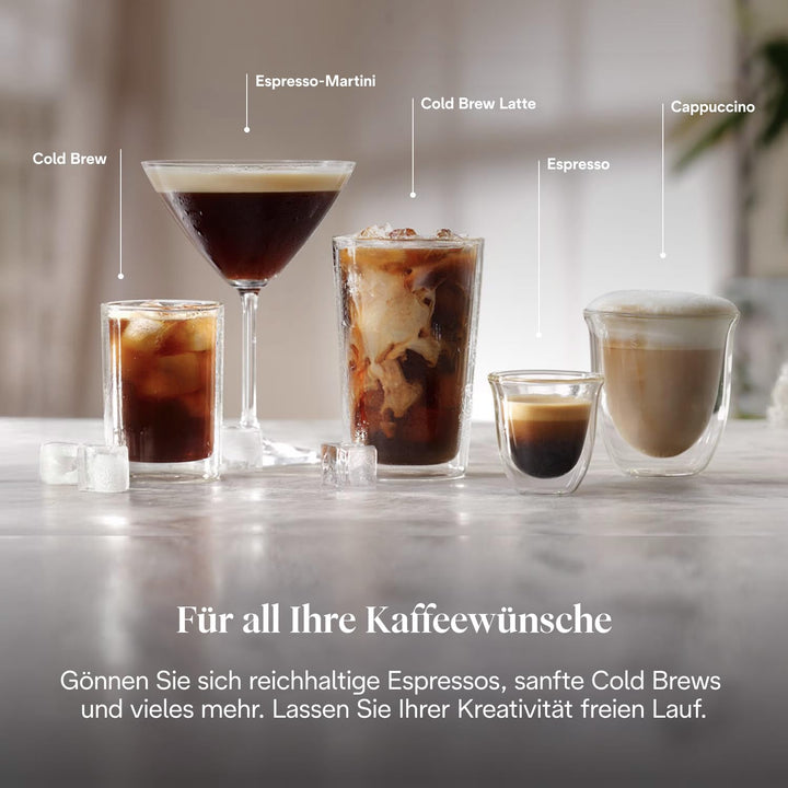 Siebträgermaschine mit Cold Brew Funktion kompakt Grün - Bild 4