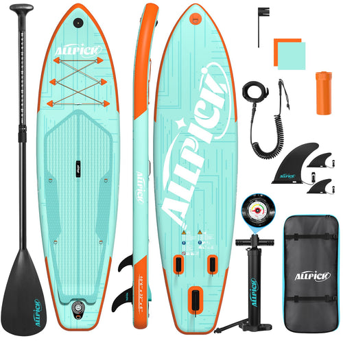 SUP Board aufblasbar 320x80x15 cm bis 172 kg für Anfänger und Profis