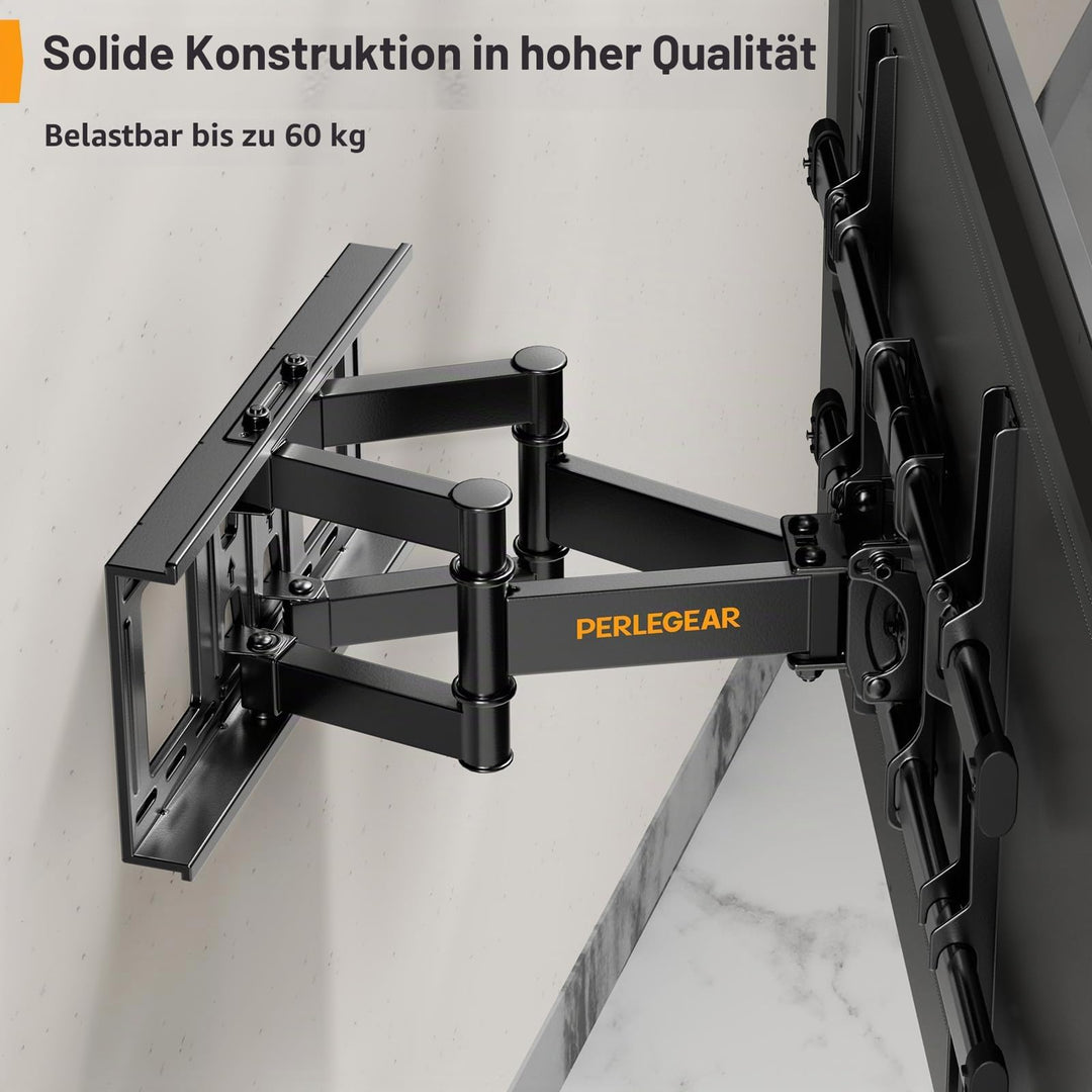 TV Wandhalterung schwenkbar 37-84 Zoll bis 60 kg, VESA 600x400 - Bild 6