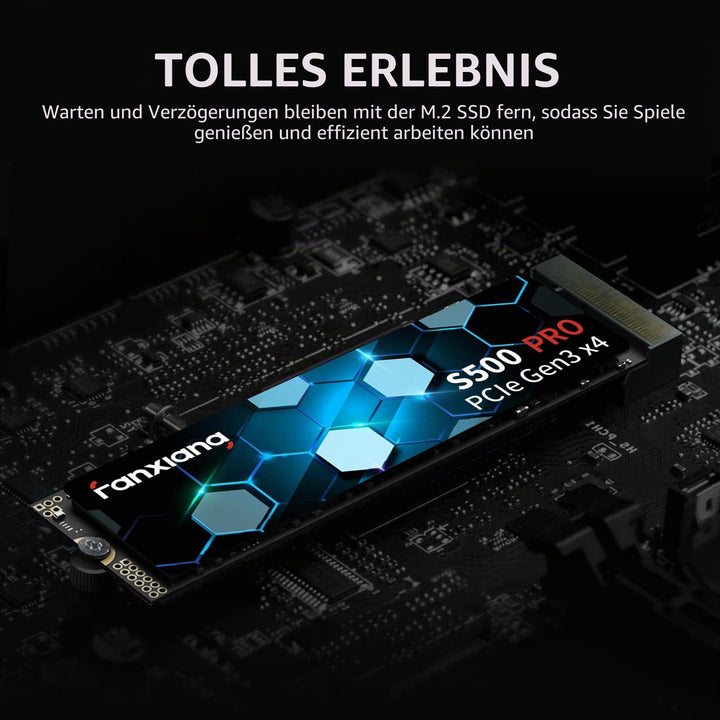 M.2 NVMe SSD 512GB PCIe 3.0 mit SLC Cache 3200MB/s Lesen - Bild 7
