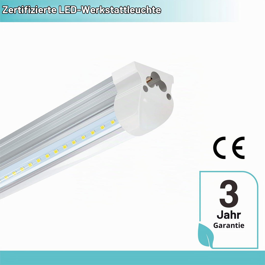 LED Feuchtraumleuchte 150cm 40W 5200lm verknüpfbar 10er-Pack - Bild 4