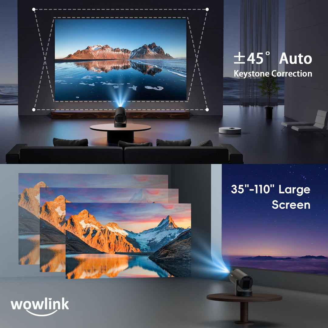 Mini Beamer 1080P Full HD WiFi 6 Bluetooth mit integrierten Apps - Bild 6