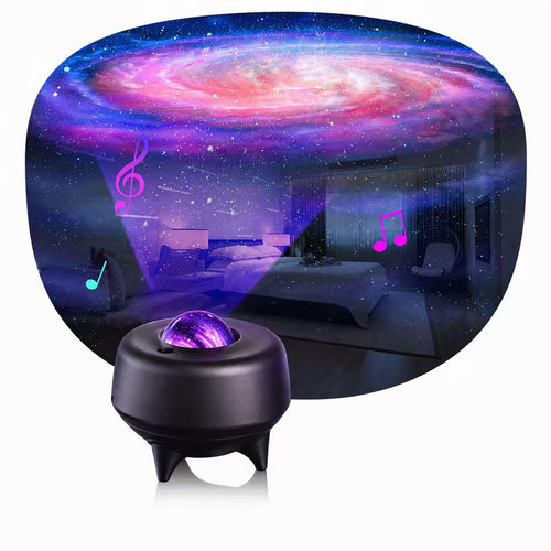 Sternenhimmel Projektor Galaxy mit Nebel LED 14 Farben Bluetooth