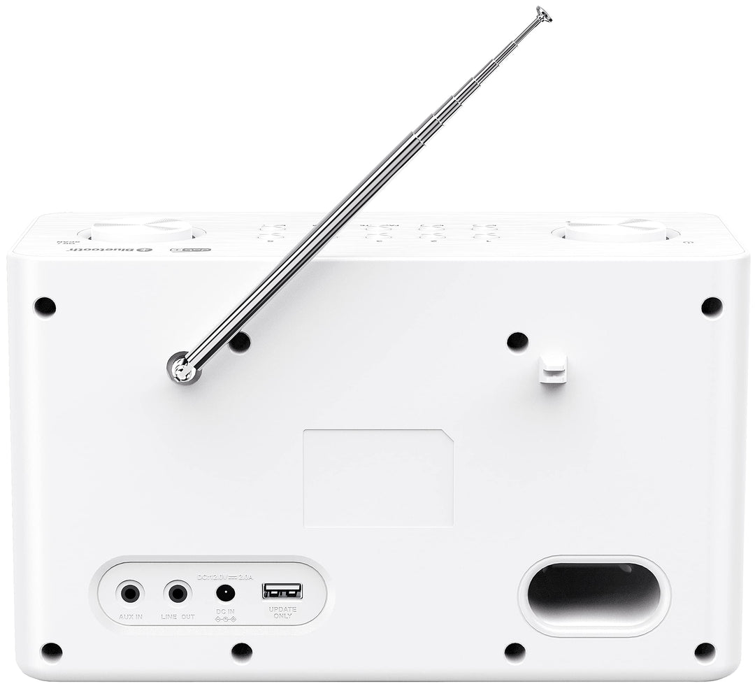Stereo-Kompaktradio DAB+ Bluetooth 2x10W mit Wecker, weiss - Bild 4