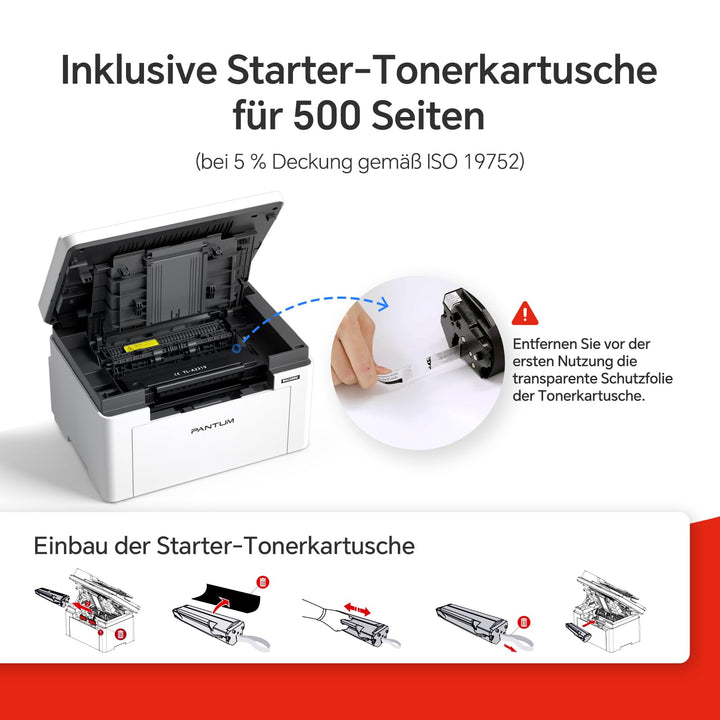 Laserdrucker 3-in-1 WLAN A4 Schwarzweiss 20 S./Min. 1200x600 dpi - Bild 8
