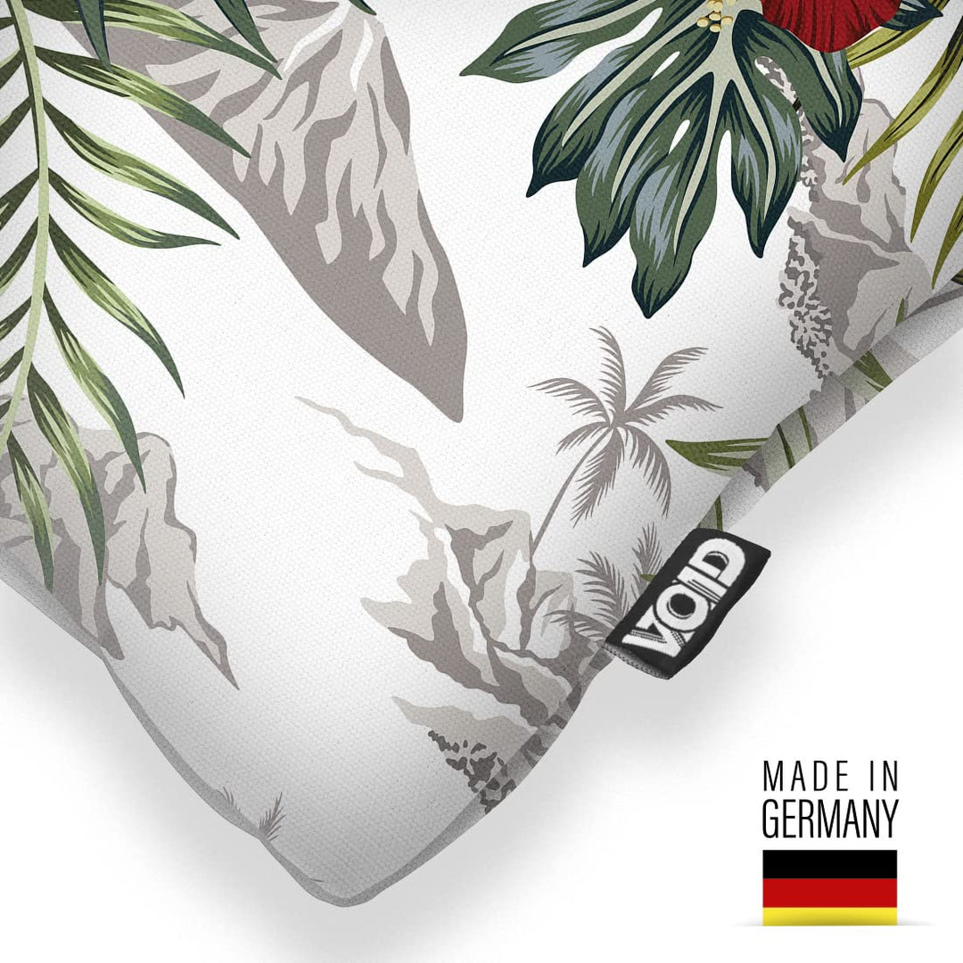 Outdoor-Kissenbezug Hibiskus Tropisch Polyester 80x80 cm - Bild 2