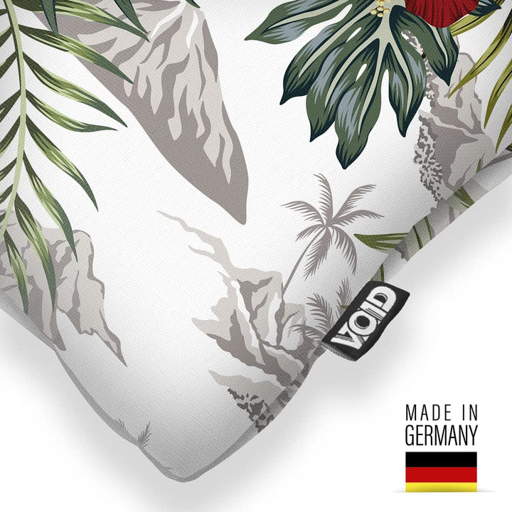 Outdoor-Kissenbezug Hibiskus Tropisch Polyester 80x80 cm - Bild 2