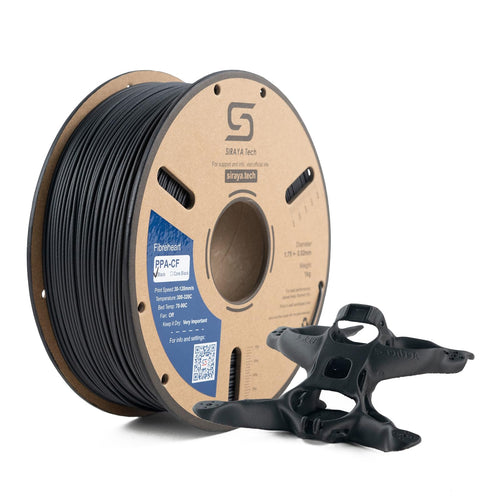 3D Drucker Filament PPA-CF Kohlefaser 15% verstärkt 1 kg Schwarz
