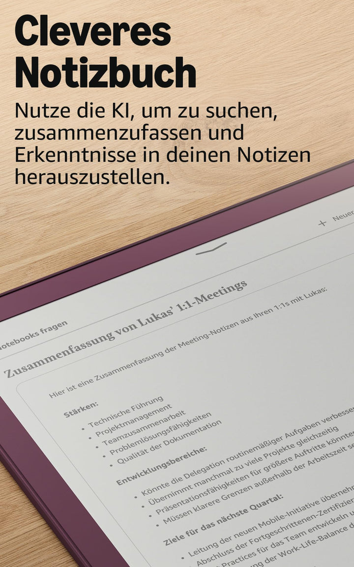 E-Ink Farbdisplay Tablet 11 Zoll 32 GB mit Stift zum Schreiben und Lesen - Bild 6