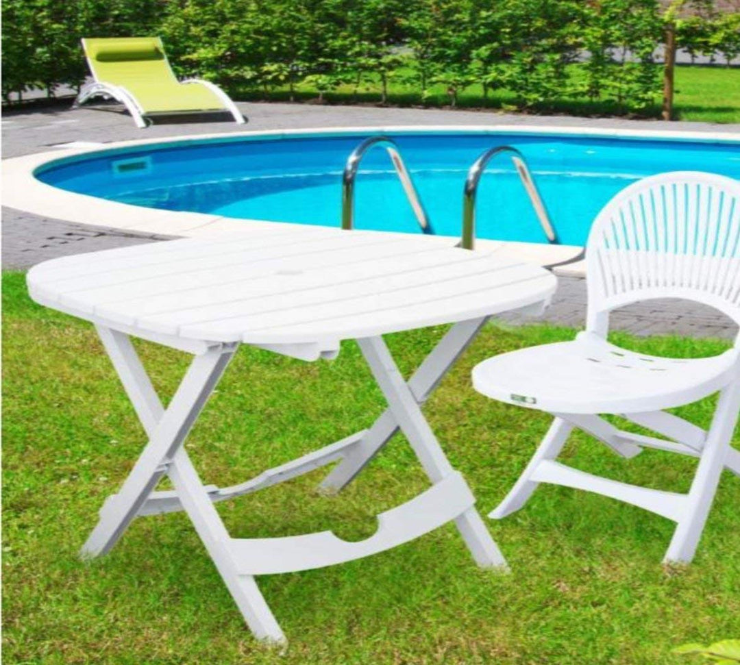 Gartentisch klappbar Kunststoff 70x75x72 cm wetterfest - Bild 2