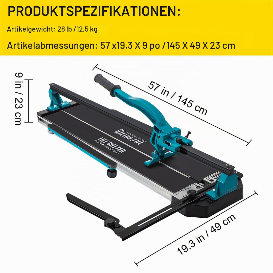 Fliesenschneider manuell 1200mm Laser-Positionierung Aluminium 6-15mm - Bild 7