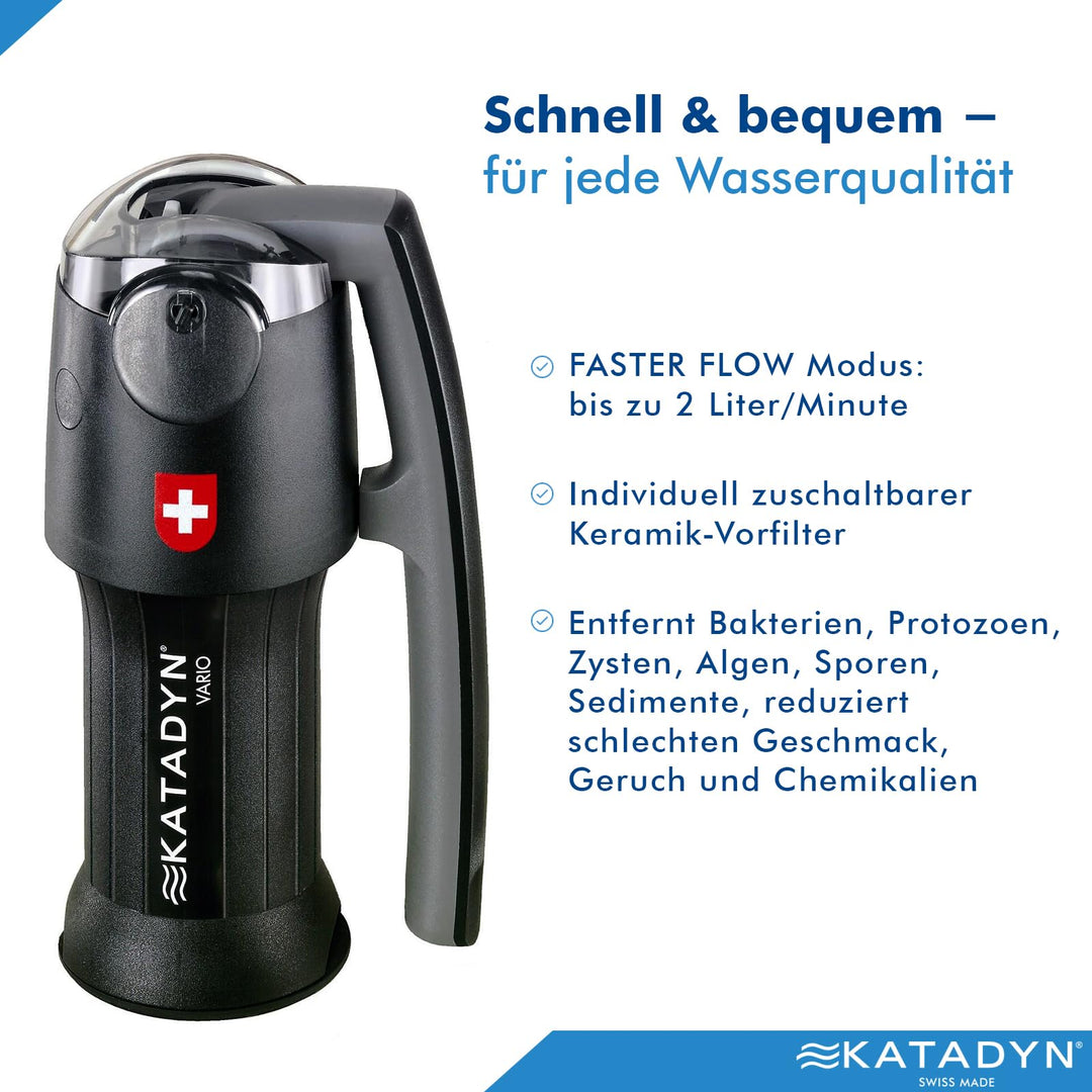 Wasserfilter Outdoor 3-stufig für 1-4 Personen, 2 L/min, 425 g - Bild 3