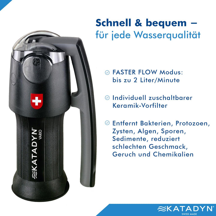 Wasserfilter Outdoor 3-stufig für 1-4 Personen, 2 L/min, 425 g - Bild 3
