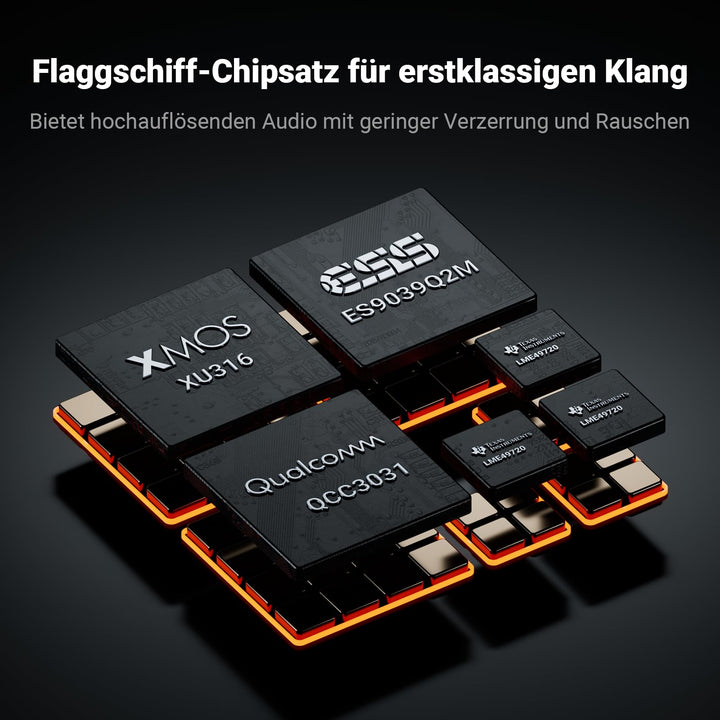 Desktop DAC Vorverstärker vollbalanciert ES9039Q2M HDMI ARC XLR - Bild 3
