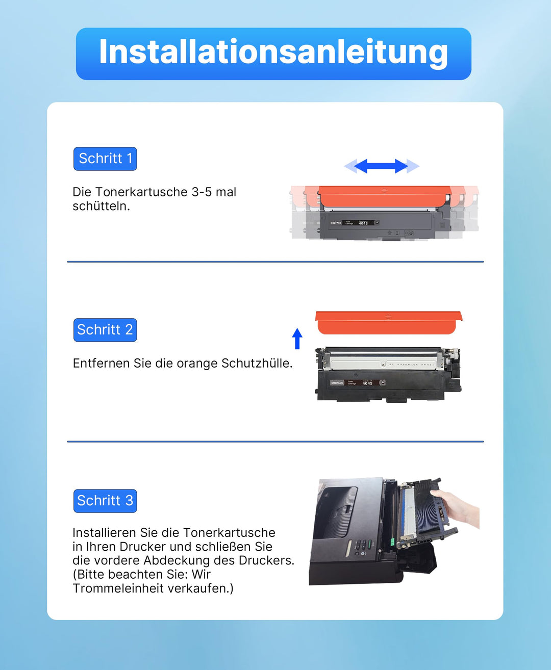 Toner Multipack 4-farbig kompatibel für Samsung Xpress C480FW C430 - Bild 6
