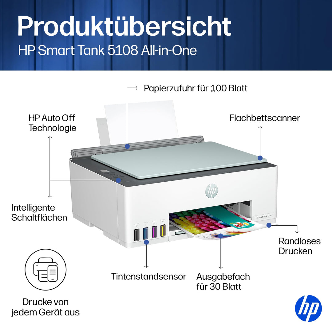 Multifunktionsdrucker Tintentank 3-in-1 WLAN mit 3 Jahren Tinte - Bild 9