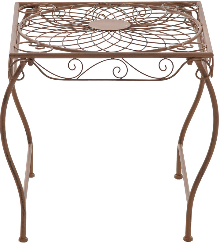 Beistelltisch Eisen Jugendstil ornamental für Garten und Balkon - Bild 3