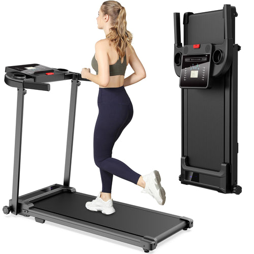Laufband klappbar für Zuhause & Büro 10 km/h mit Dämpfung