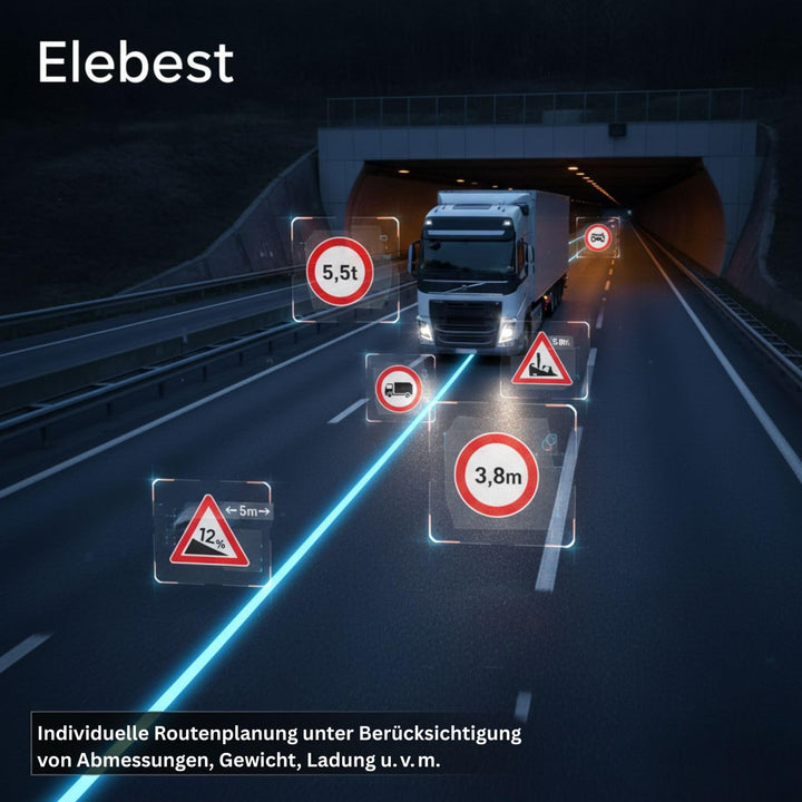 GPS-Navi 9 Zoll für Auto, LKW &amp; Wohnmobil, 52 Länder Europa - Bild 4