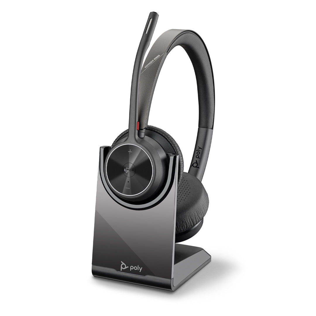 Bluetooth-Headset Stereo mit Noise Cancelling, 24h Akku, für PC &amp; Teams