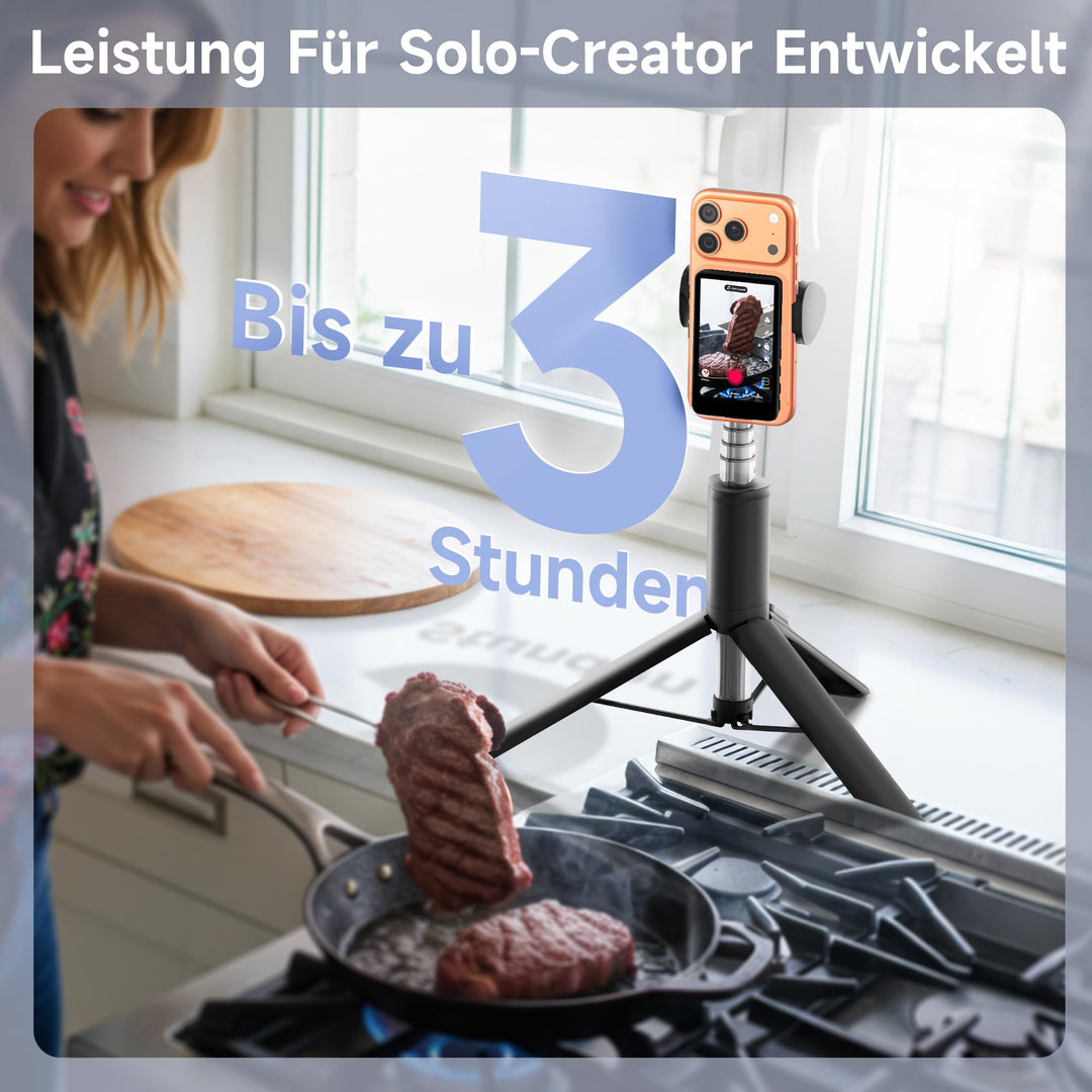 Selfie-Monitor fuer Smartphone kabellos mit Lautsprecher 4K Solo-Creator - Bild 6