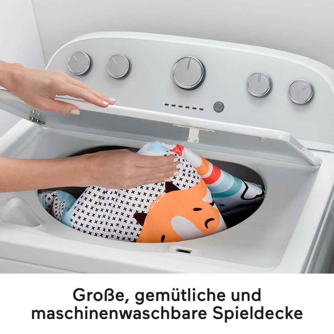 Krabbeldecke mit Spielbogen Musik Licht 3-in-1 ab Geburt - Bild 5
