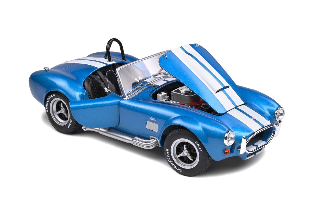 Modellauto AC Cobra 427 MKII 1965 Druckguss 1:18 Blau metallic - Bild 5