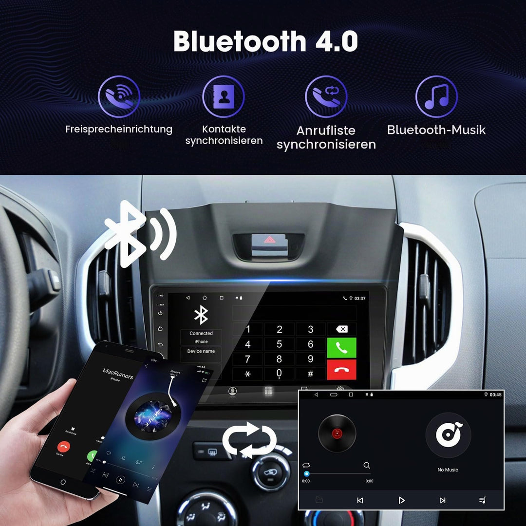 Autoradio Android 13 für Isuzu D-MAX 2012-2018 / MU-X 9 Zoll - Bild 6