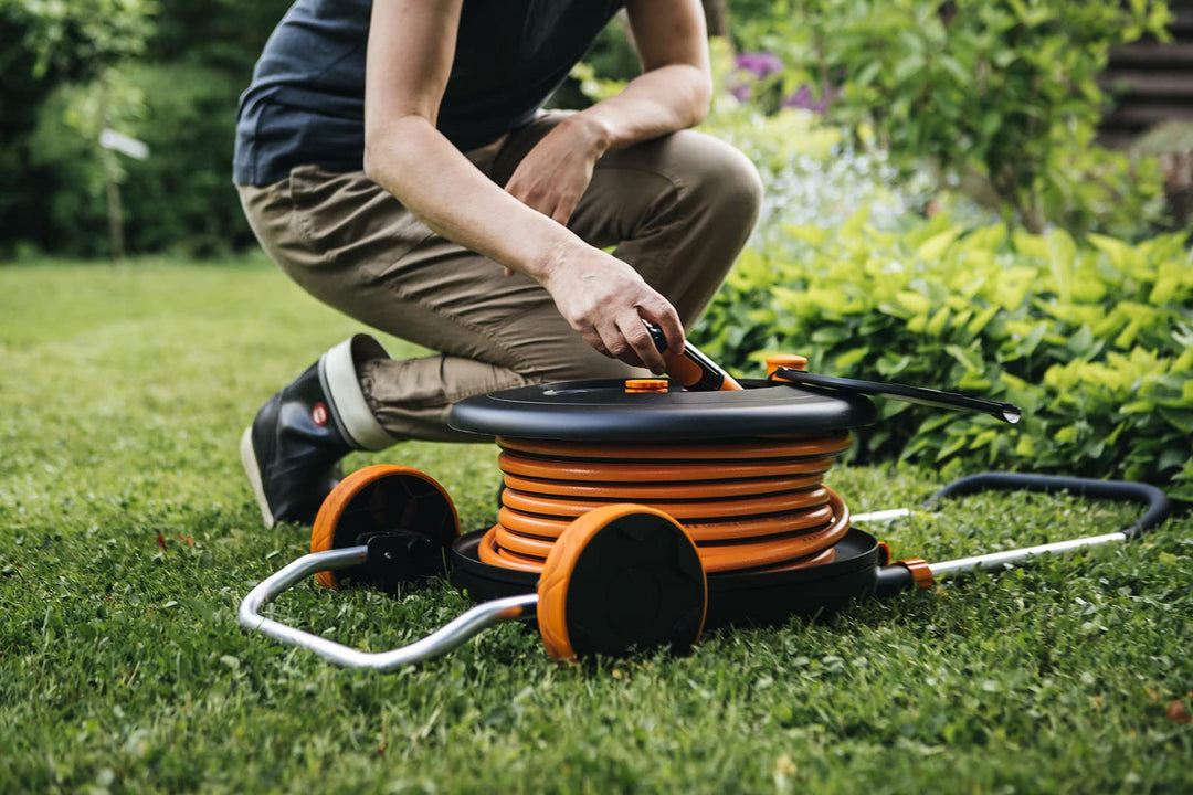Schlauchtrommel-Set mit Wagen 20m Schlauch für Garten &amp; Terrasse - Bild 9