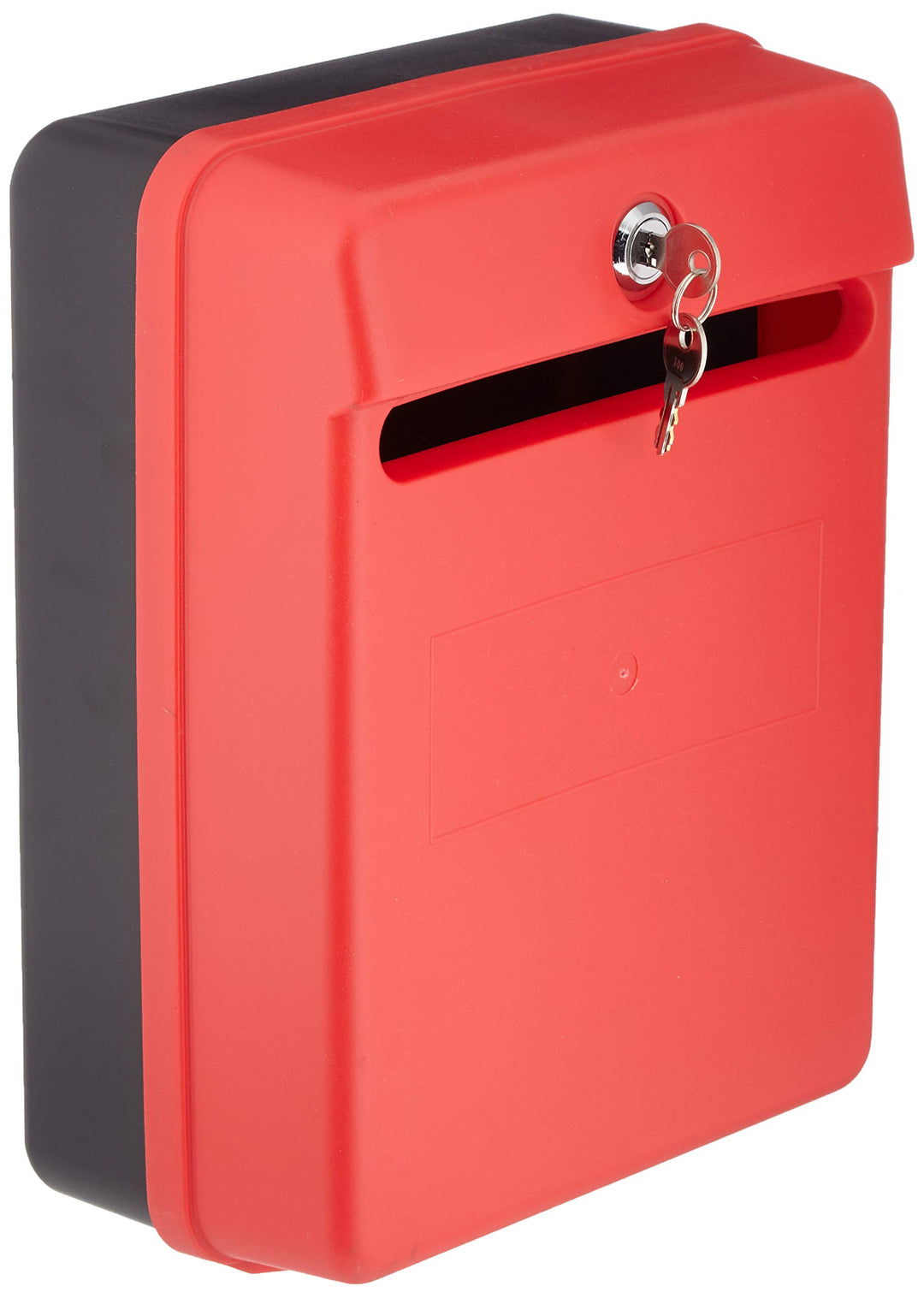 Vorschlagsbox abschliessbar Rot mit Schloss 235x130x310mm Büro