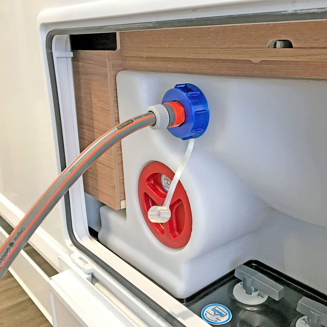 Frischwassertank-Fülladapter Grobgewinde für Wohnmobile 1/2 Zoll - Bild 2
