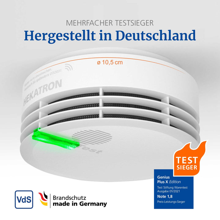 Rauchmelder 10 Jahre Batterie mit App-Funktion 2er-Set - Bild 3