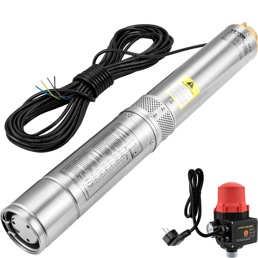 Tiefbrunnenpumpe Edelstahl 750 W 105 l/min Förderhöhe 62 m - Bild 11